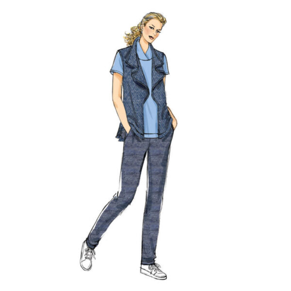 Butterick Schnittmuster - B6388 -  Shirt, Kleid, Hose – Bild 3