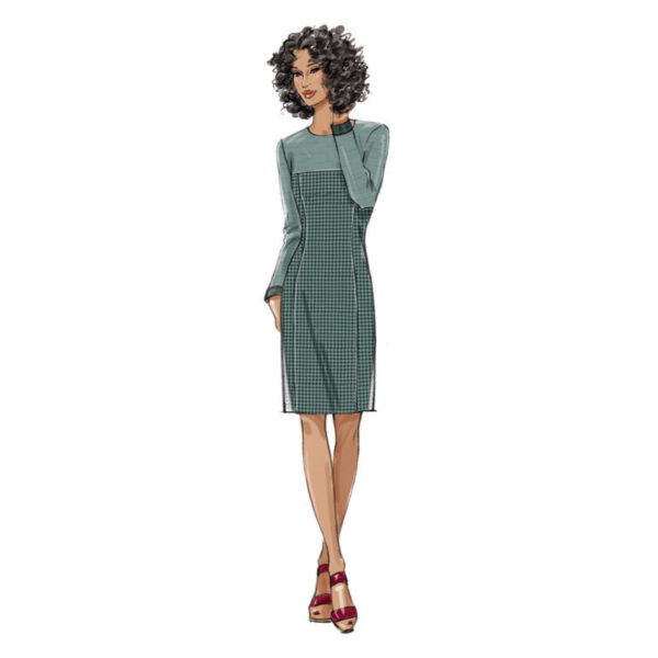 Butterick Schnittmuster - B6410 - schlichtes, dezentes Kleid – Bild 3