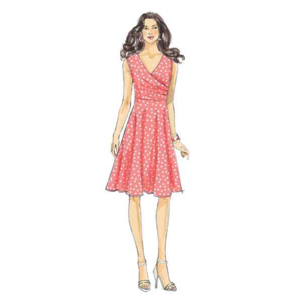 Butterick Schnittmuster - B6446 - Wickelkleid, Sommerkleid – Bild 3