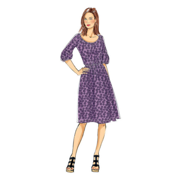 Butterick Schnittmuster - B6451 -  Kleid mit Stufenrock – Bild 3