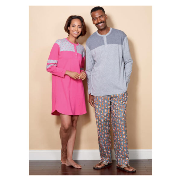 Butterick Schnittmuster - B6531 - Nachtwäsche für die ganze Familie – Bild 3