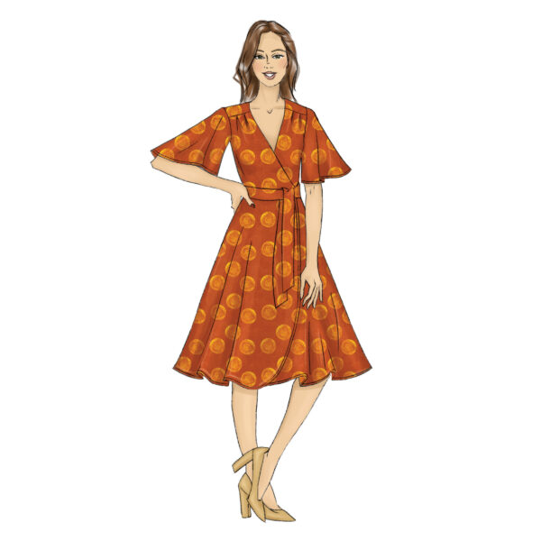 Butterick Schnittmuster - B6654 - Damen und Kinderkleid im Partnerlook – Bild 3