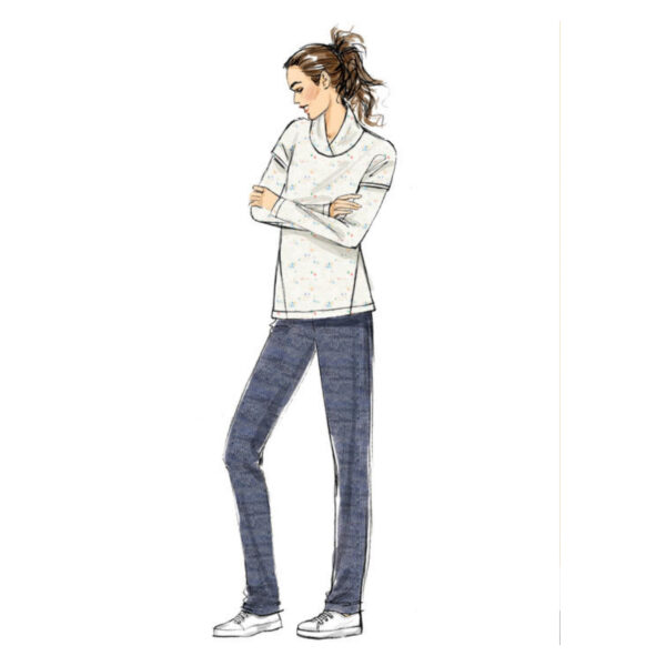 Butterick Schnittmuster - B6388 -  Shirt, Kleid, Hose – Bild 4