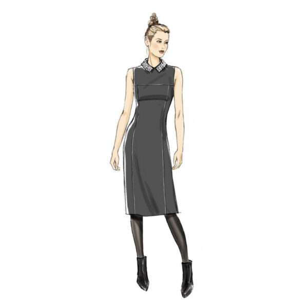 Butterick Schnittmuster - B6410 - schlichtes, dezentes Kleid – Bild 4