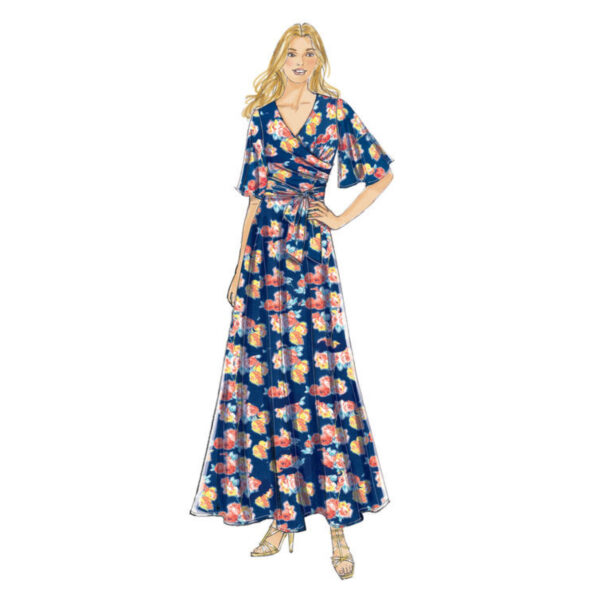 Butterick Schnittmuster - B6446 - Wickelkleid, Sommerkleid – Bild 4