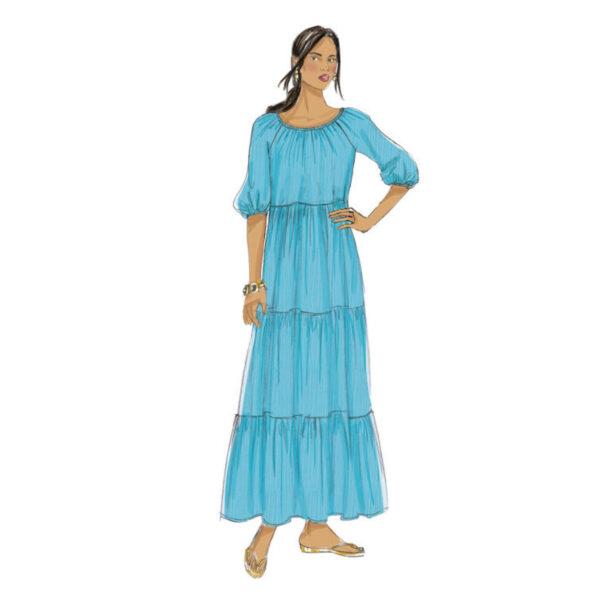 Butterick Schnittmuster - B6451 -  Kleid mit Stufenrock – Bild 4