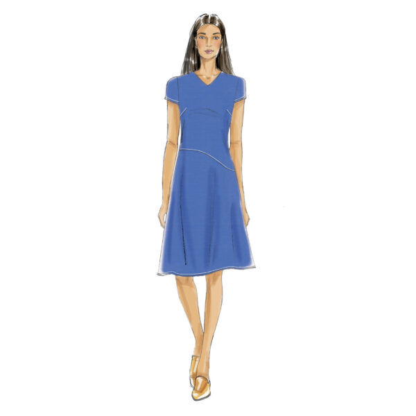 Butterick Schnittmuster - B6480 - schlichtes Damen Kleid – Bild 4