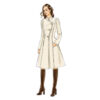 Butterick Schnittmuster - B6497 - eleganter Mantel mit seitlichem Verschluss – Bild 4