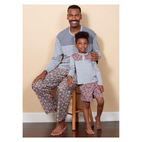 Butterick Schnittmuster - B6531 - Nachtwäsche für die ganze Familie – Bild 4