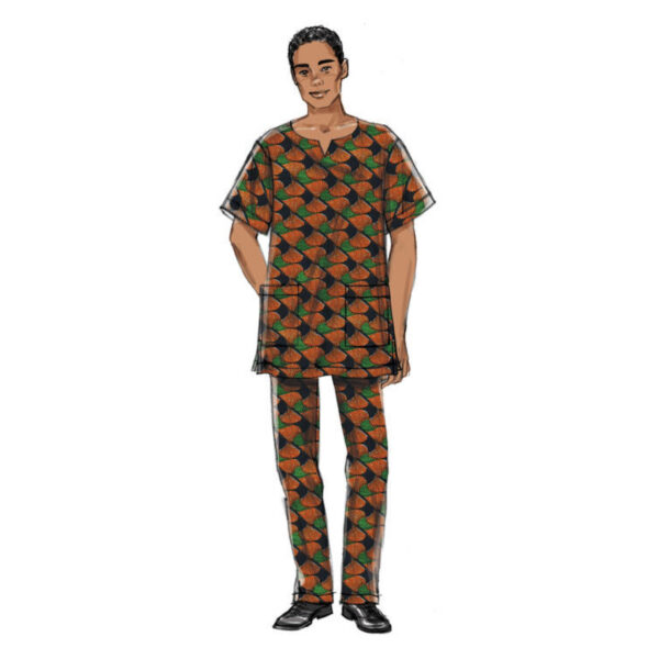 Butterick Schnittmuster - B6534 - Hausanzug, Hausmantel, Unisex – Bild 4