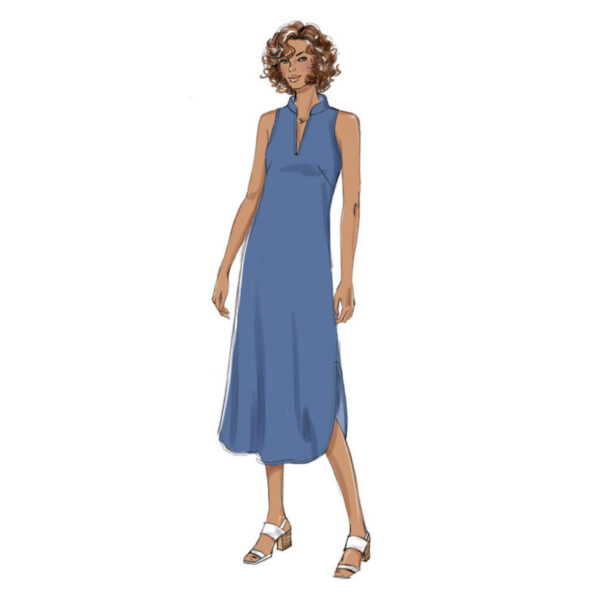 Butterick Schnittmuster - B6551 -  leichtes ärmelloses Sommerkleid – Bild 4