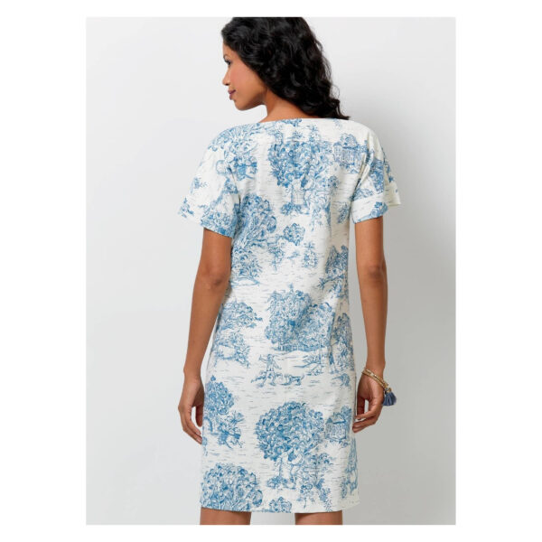 Butterick Schnittmuster - lisette - B6567 - schlichtes, einfaches Kleid mit angeschnittenem Arm – Bild 4