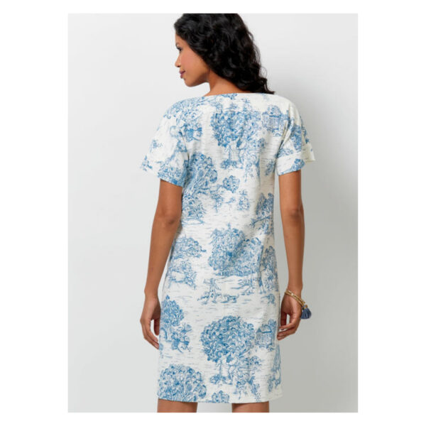 Butterick Schnittmuster - lisette - B6567 - schlichtes, einfaches Kleid mit angeschnittenem Arm – Bild 5