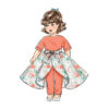 Butterick Schnittmuster - B6606 - Puppenkleider, Retromodelle, 46 cm – Bild 4
