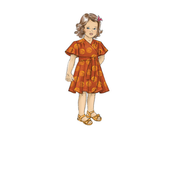 Butterick Schnittmuster - B6654 - Damen und Kinderkleid im Partnerlook – Bild 4