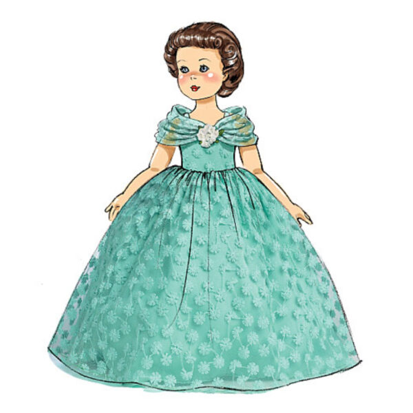 Butterick Schnittmuster - Retro - B6336 - Puppenkleider der 50er Jahre – Bild 5