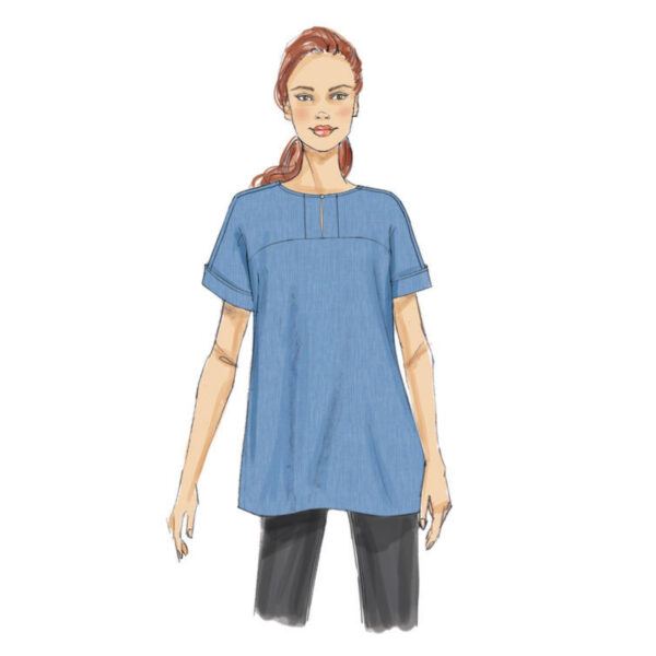 Butterick Schnittmuster - B6416 - Shirt mit angeschnittenem Ärmel – Bild 5
