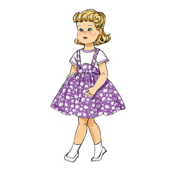 Butterick Schnittmuster - Retro - B6336 - Puppenkleider der 50er Jahre – Bild 6