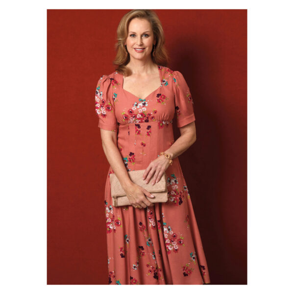 Butterick Schnittmuster - B6586 - Damenkleid mit hoher Taille – Bild 6
