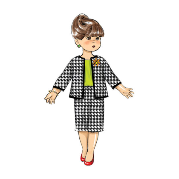 Butterick Schnittmuster - B6606 - Puppenkleider, Retromodelle, 46 cm – Bild 6