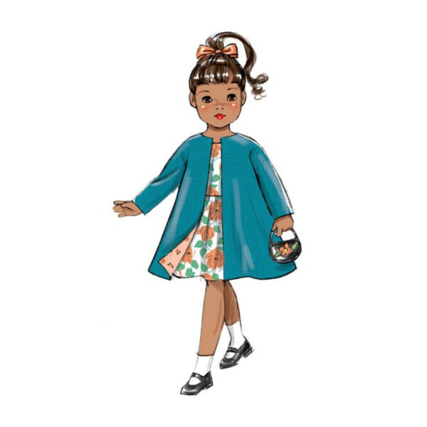 Butterick Schnittmuster - B6606 - Puppenkleider, Retromodelle, 46 cm – Bild 7