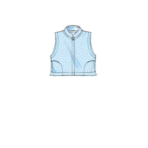 Butterick Schnittmuster - Baby Fashion - B6372 - Kombination - Höschen, Jacke, Weste, Overall..... – Bild 8