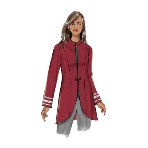 Butterick Schnittmuster - B6602 - Damenjacke mit Reißverschluss – Bild 8