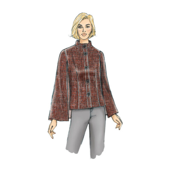 Butterick Schnittmuster - B6603 - Damenjacke mit Cape – Bild 8