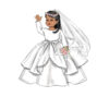 Butterick Schnittmuster - B6606 - Puppenkleider, Retromodelle, 46 cm – Bild 8