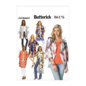 Butterick Schnittmuster - easy - B6176 -  Überwurf, Weste, Jacke