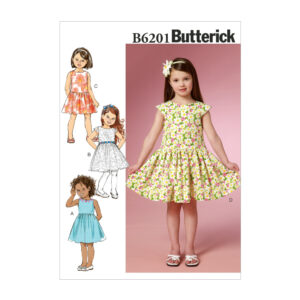 Butterick Schnittmuster - B6201 - schlichtes Sommerkleid für Kinder