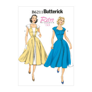 Butterick Schnittmuster - Retro - B6211 - Kleid der 50er Jahre
