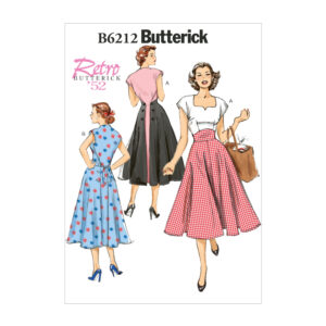 Butterick Schnittmuster - Retro - B6212 - Kleid der 50er Jahre