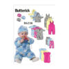 Butterick Schnittmuster - Baby Fashion - B6238 - Kombination - Höschen, Mütze, Latzhose, Jacke.....