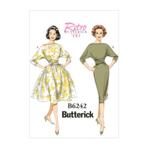 Butterick Schnittmuster - Retro - B6242 - Kleid der 60er Jahre
