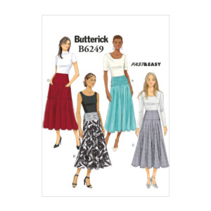 Butterick Schnittmuster - Easy - B6249 - Tellerrock mit Sattel