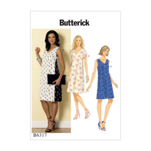 Butterick Schnittmuster - B6317 - schlichtes Sommerkleid