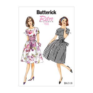Butterick Schnittmuster - Retro - B6318 - Kleid der 60er Jahre