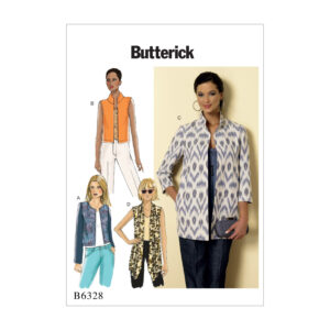 Butterick Schnittmuster - B6328 - Jacke oder Weste