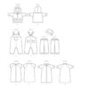Butterick Schnittmuster - Baby Fashion - B6238 - Kombination - Höschen, Mütze, Latzhose, Jacke..... – Bild 10