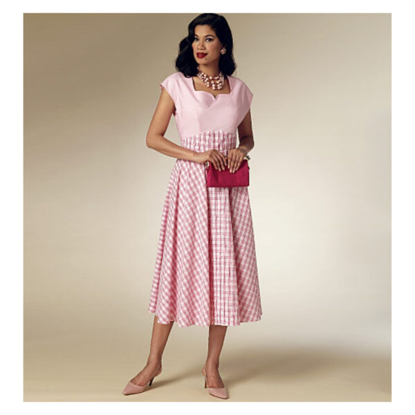 Butterick Schnittmuster - Retro - B6212 - Kleid der 50er Jahre – Bild 2