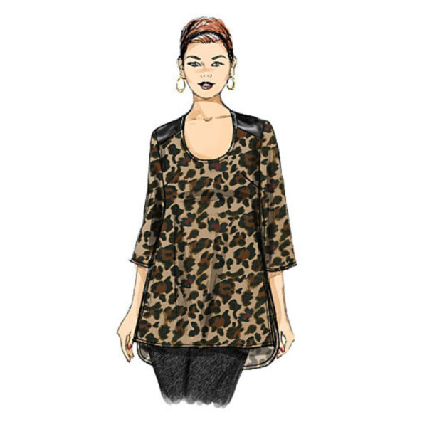 Butterick Schnittmuster - B6263 -  Shirt, Zipfelshirt, Longshirt – Bild 2
