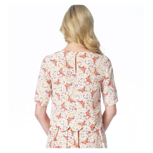 Butterick Schnittmuster - B6175 - Shirt, kurze Bluse, gebogter Saum – Bild 3