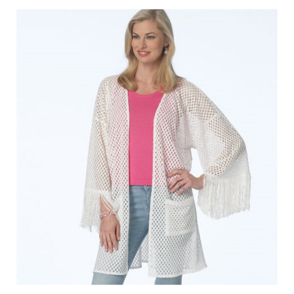 Butterick Schnittmuster - easy - B6176 -  Überwurf, Weste, Jacke – Bild 3