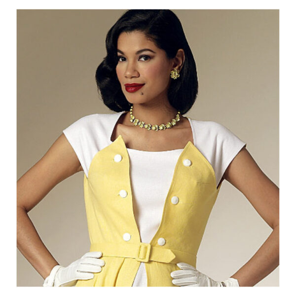 Butterick Schnittmuster - Retro - B6211 - Kleid der 50er Jahre – Bild 3