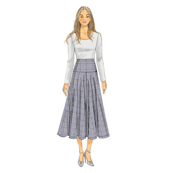 Butterick Schnittmuster - Easy - B6249 - Tellerrock mit Sattel – Bild 3