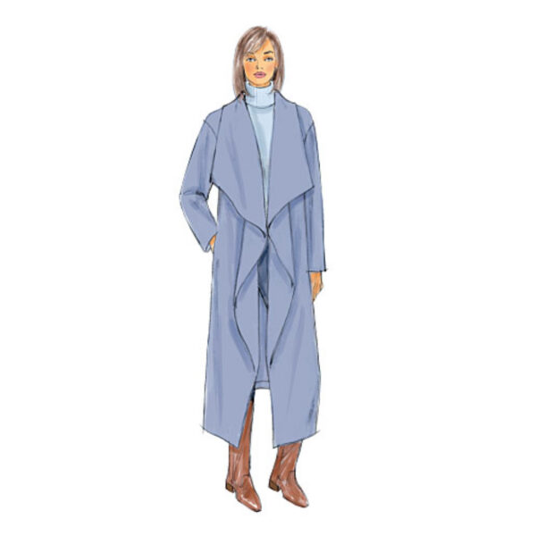 Butterick Schnittmuster - easy - B6250 -  Mantel, Cape, Jacke – Bild 3