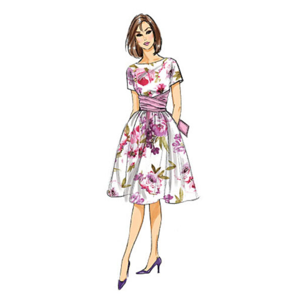 Butterick Schnittmuster - Retro - B6318 - Kleid der 60er Jahre – Bild 3