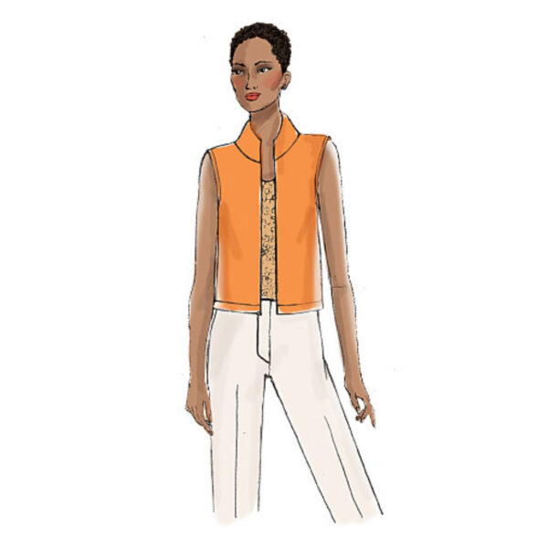 Butterick Schnittmuster - B6328 - Jacke oder Weste – Bild 4