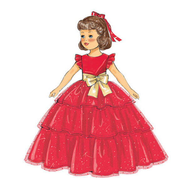 Butterick Schnittmuster - Retro - B6265 - Puppenkleider der 50er Jahre – Bild 4
